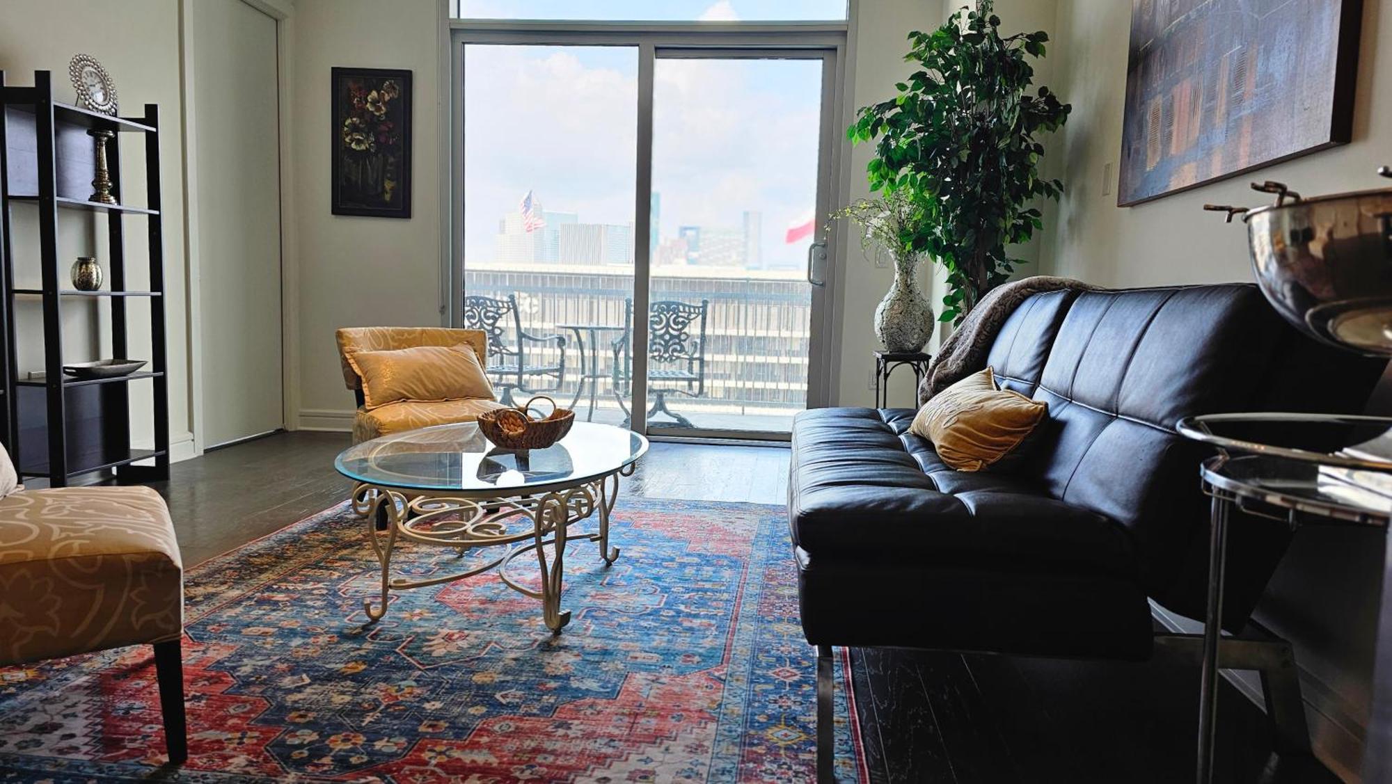 Apartmán Luxury Highrise In Midtown - Skyline Views And Chic Decor Houston Exteriér fotografie